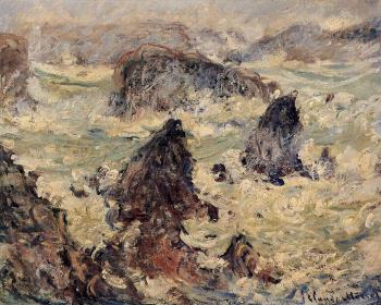 Claude Oscar Monet : Storm at Belle-Ile